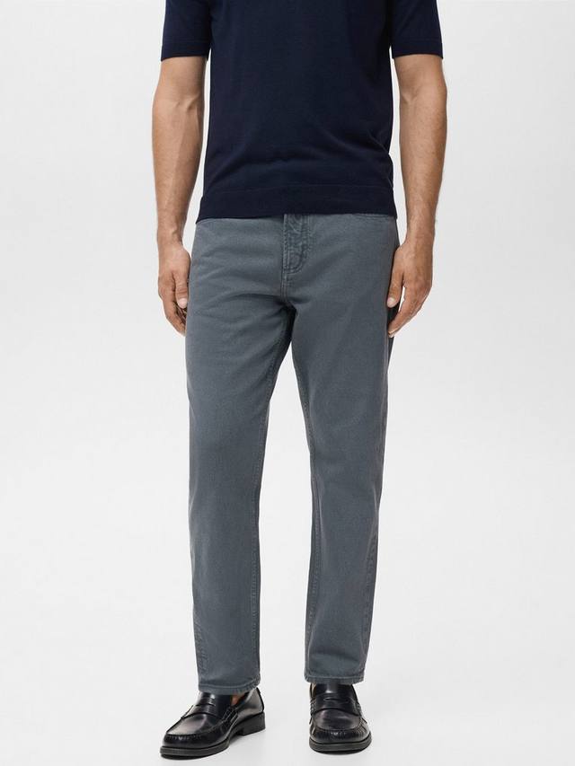 

Джинсы Benc прямого кроя Mango, Dark Grey