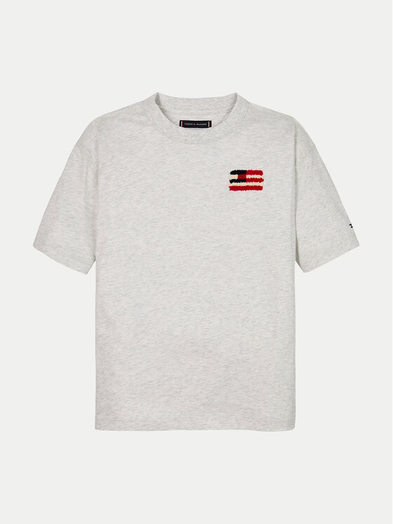 Футболка обычного кроя KB0KB09531 S Tommy Hilfiger, серый — фото 4