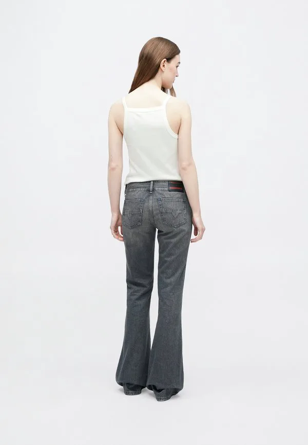 Расклешенные джинсы hush Diesel, Grey Denim — фото 3