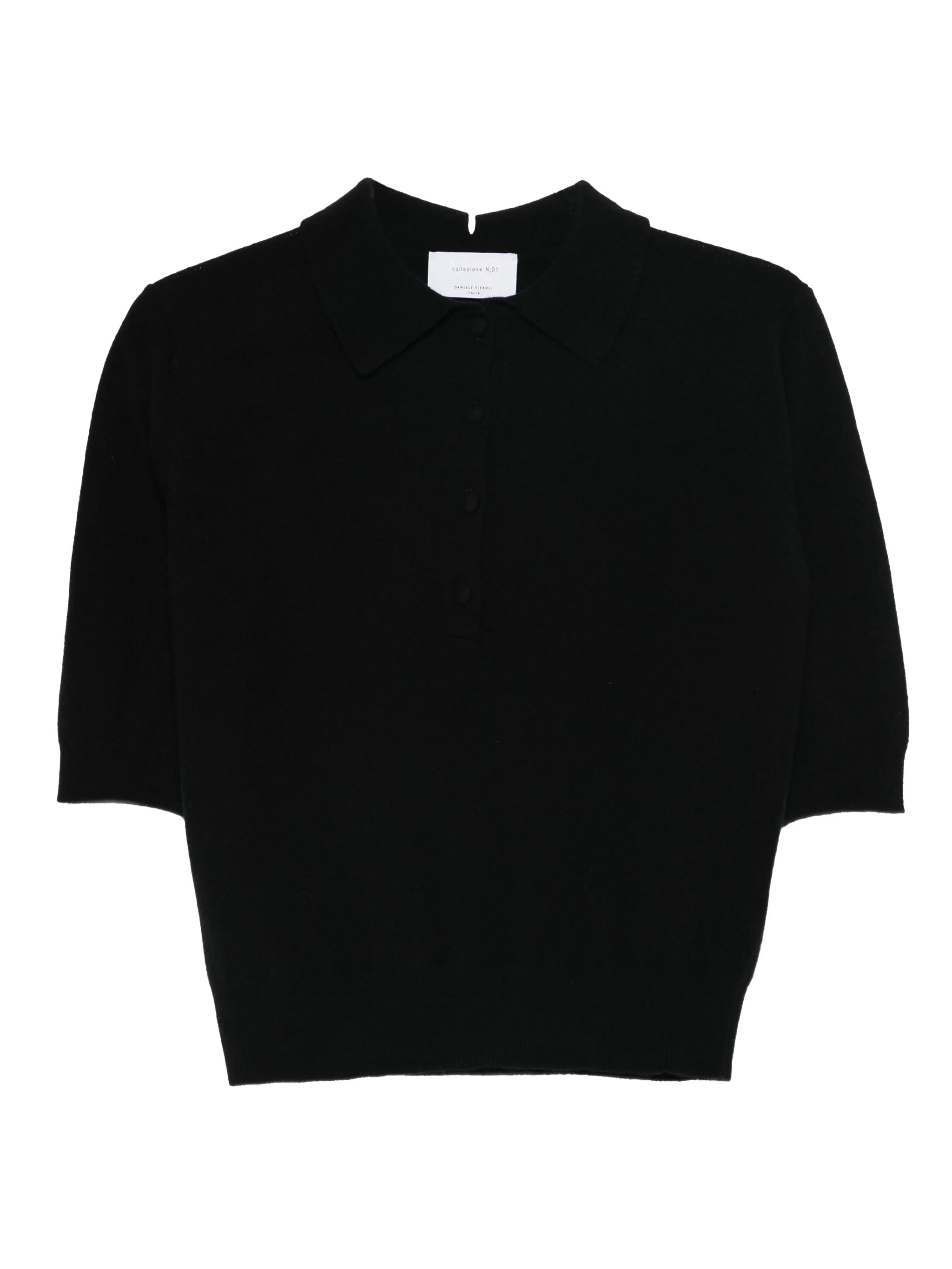 

Трикотажная рубашка поло Daniele Fiesoli, черный