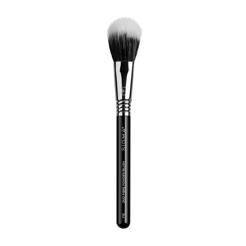 

Универсальная кисть для румян и пудры f15 duo fiber powder/blush brush Sigma, количество 1 шт.