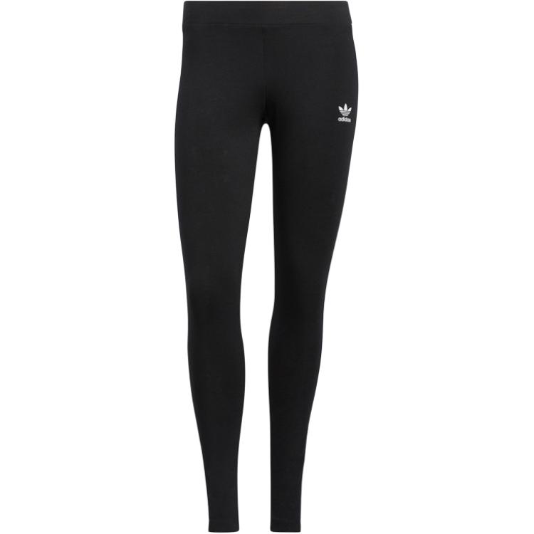 

Adidas Trefoil Logo Cotton Leggings Adidas Originals, черный