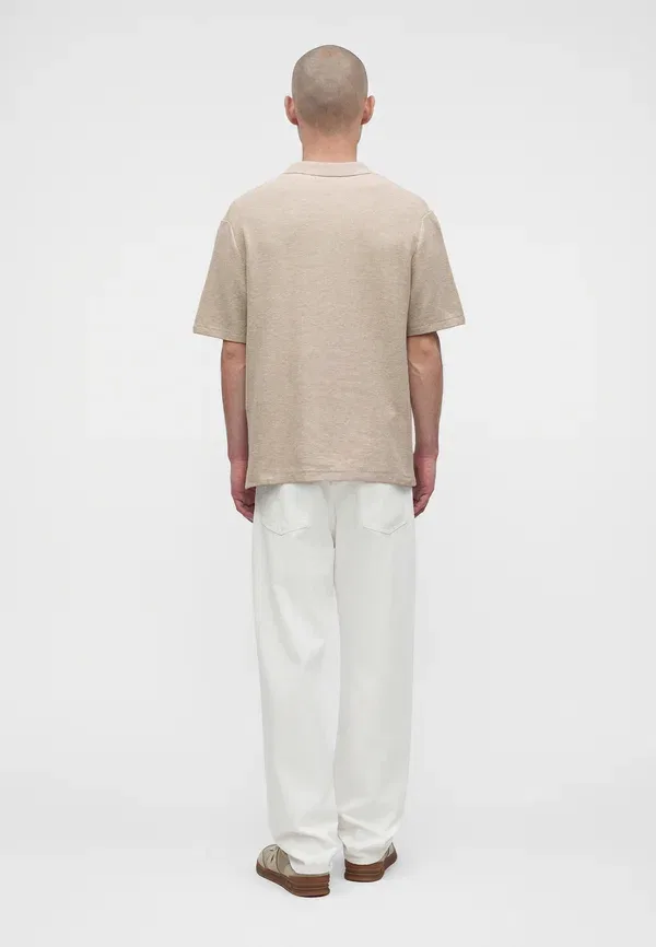 Кардиган-рубашка Polo Ralph Lauren, светло-ореховый меланж — фото 3