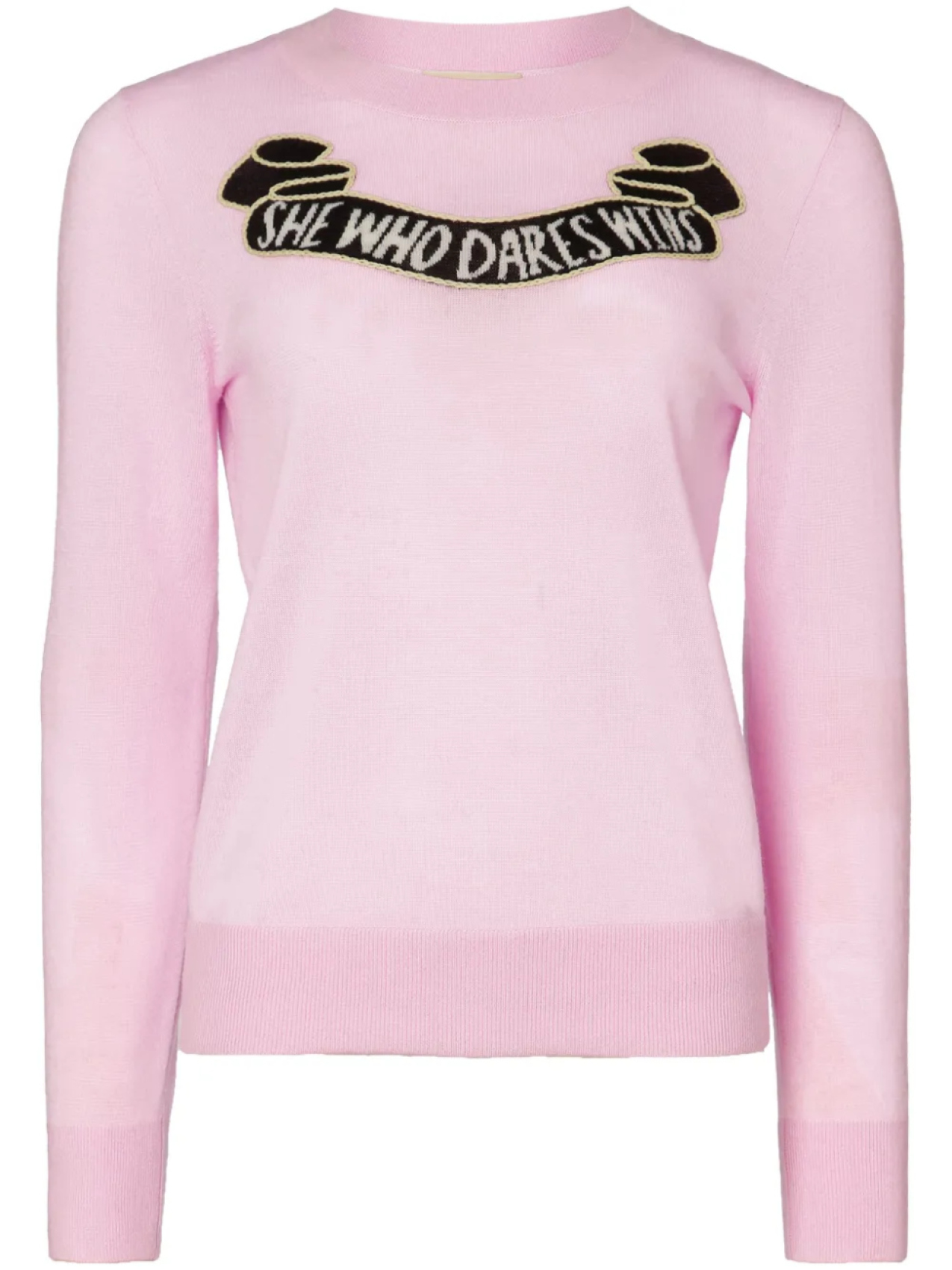 

Temperley London джемпер She Who Dares Win, розовый