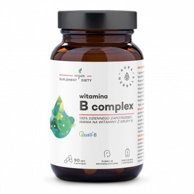 

Aura Herbals, Комплекс витаминов группы B, 90 капсул