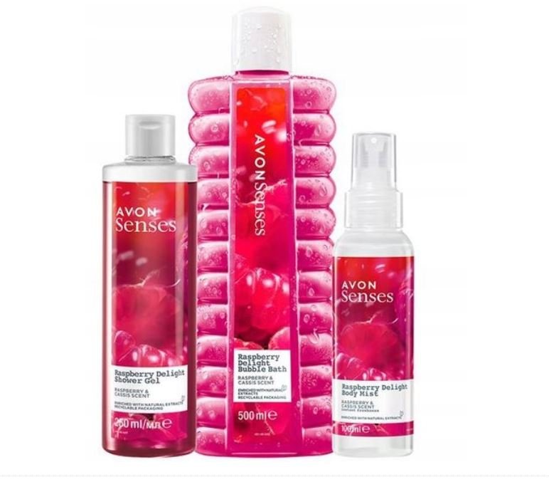 

Avon, Набор косметики, Raspberry Delight, 3 шт.