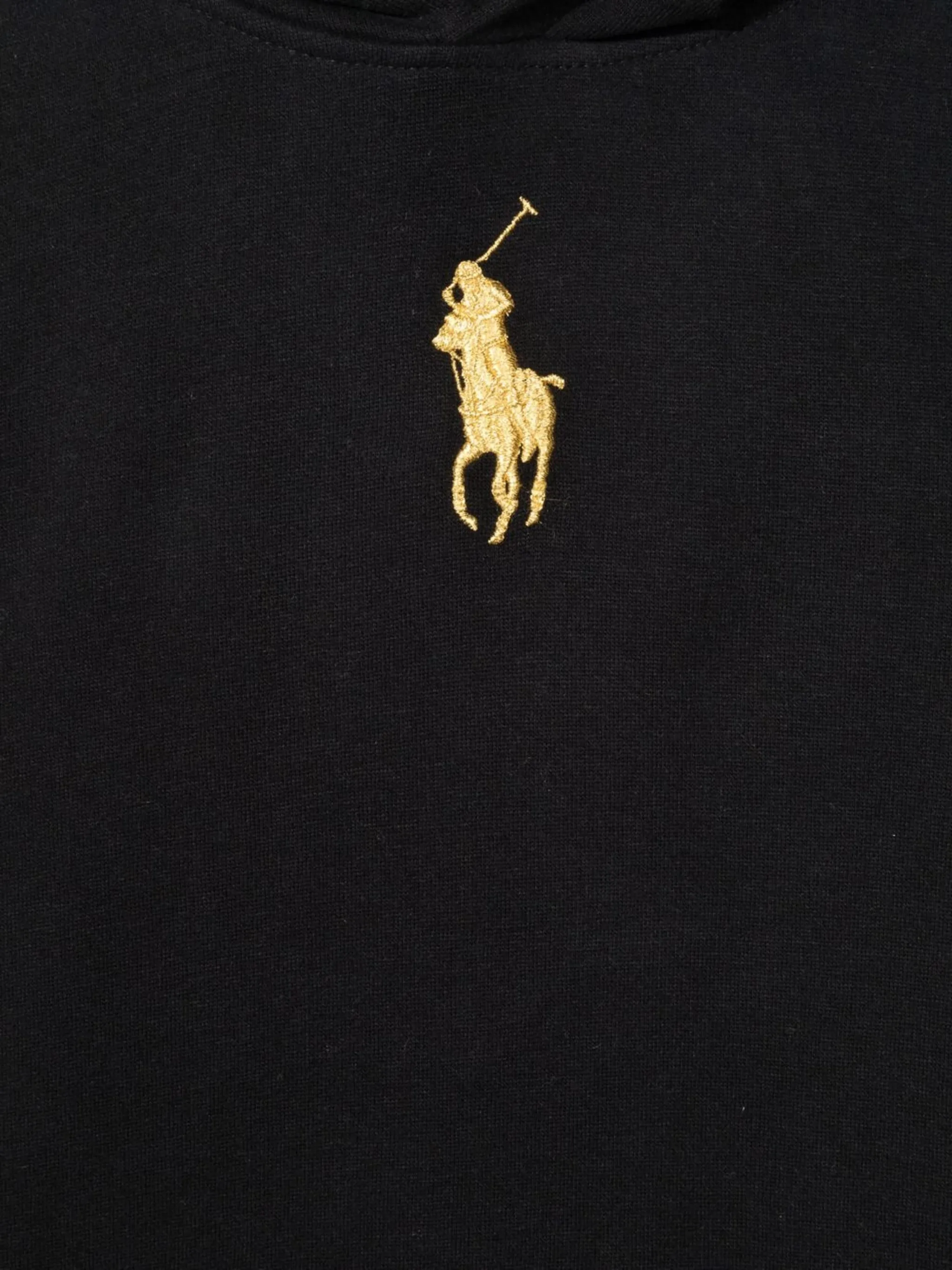 Платье с вышитым логотипом Polo Ralph Lauren Kids, черный — фото 3