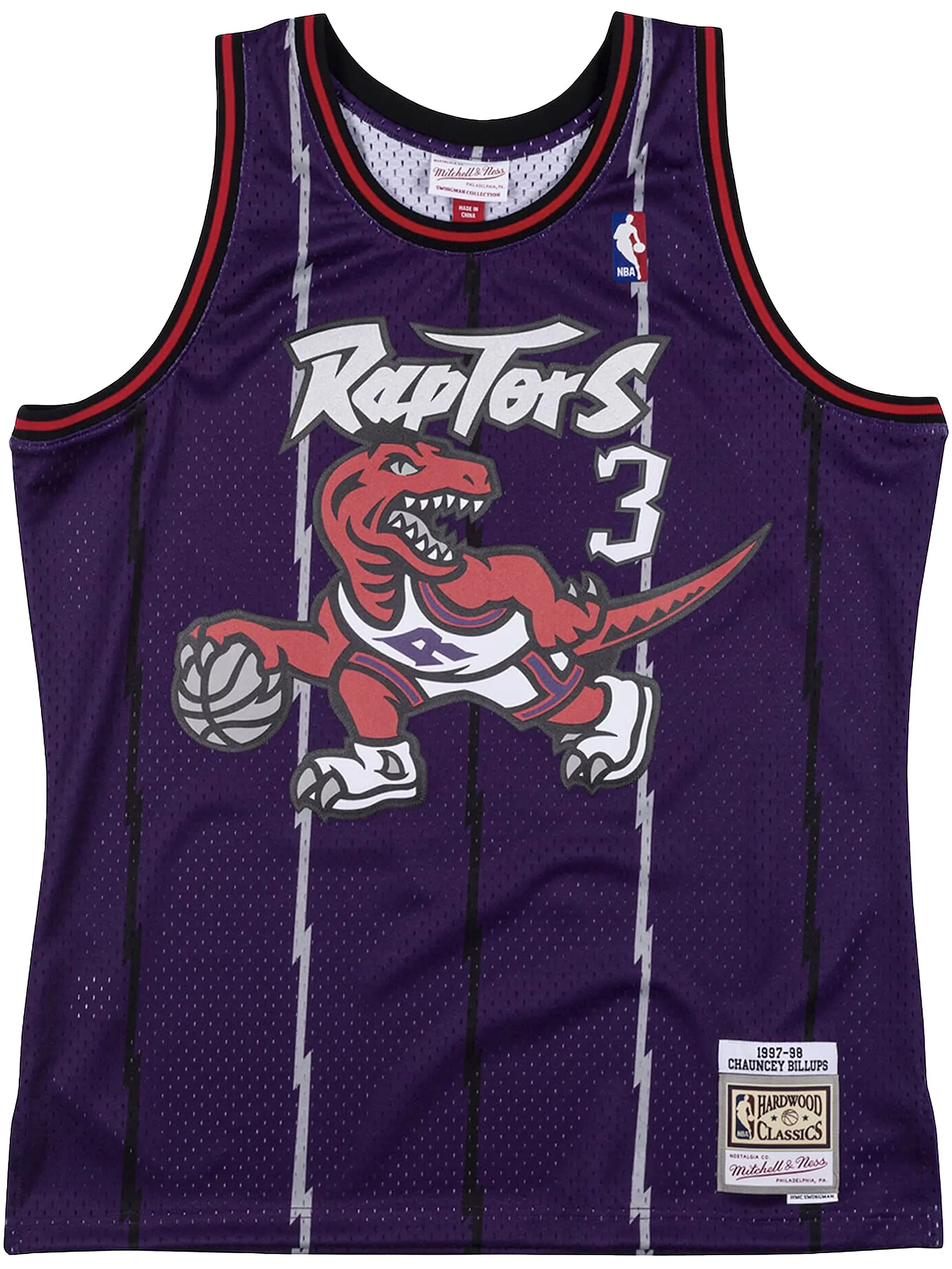 

Топ NBA Swingman Raptors 1997 Chauncey Billups Mitchell & Ness, фиолетовый