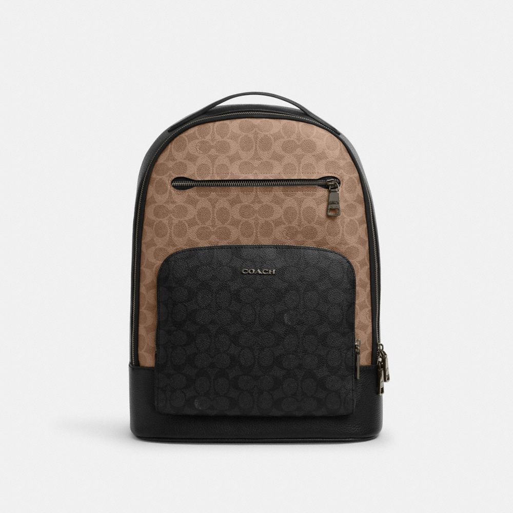 

Рюкзак Coach Ethan Backpack, цвет Qb/Tan/Charcoal/Black