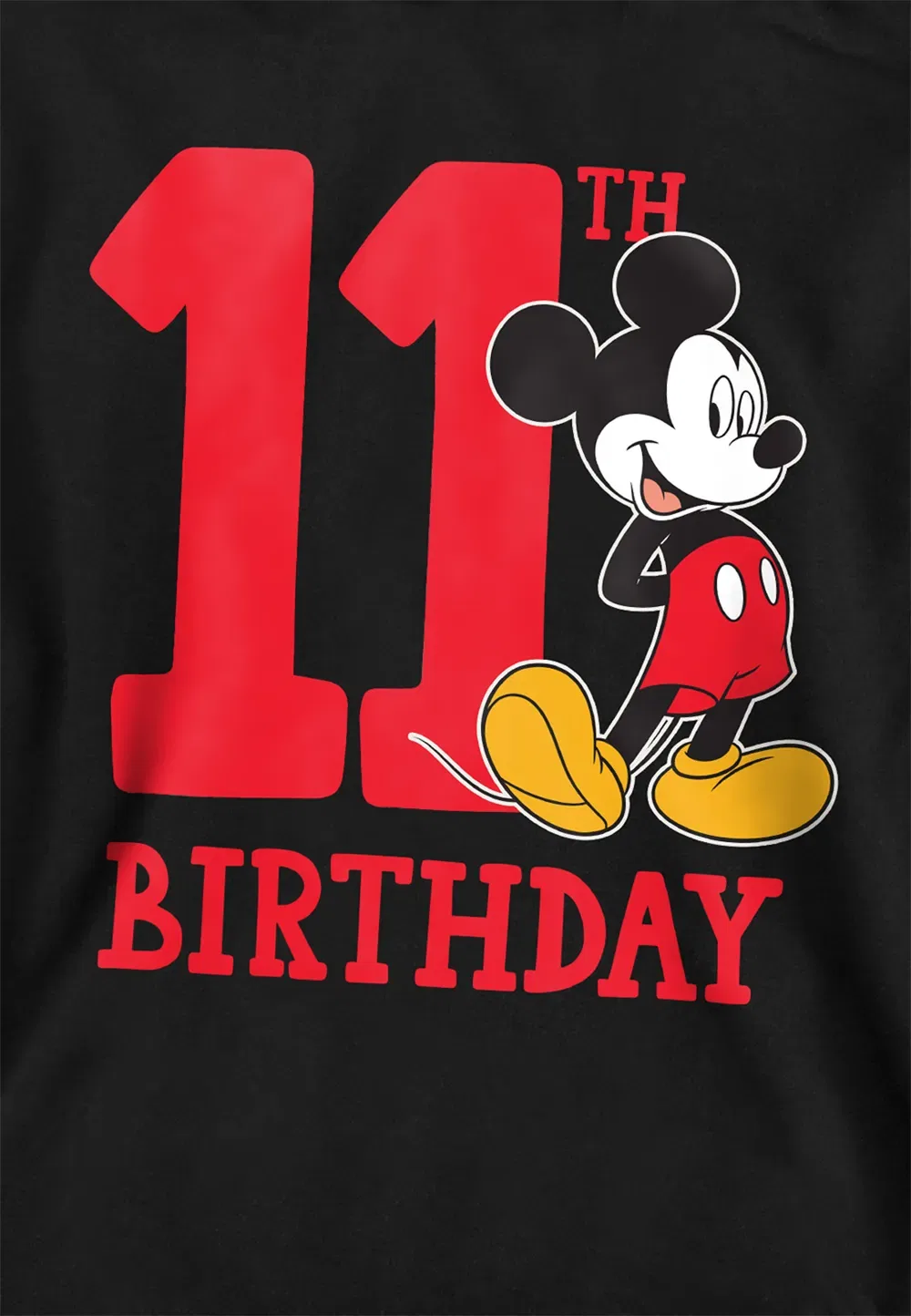 Детская худи Mickey Mouse черная Disney, черный — фото 2