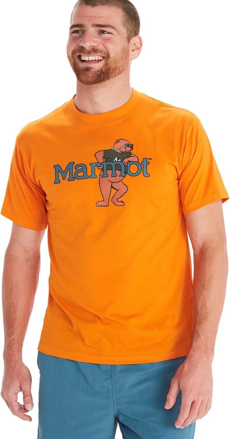 

Футболка Marmot Leaning Marty Tee Short Sleeve, цвет Orange Pepper