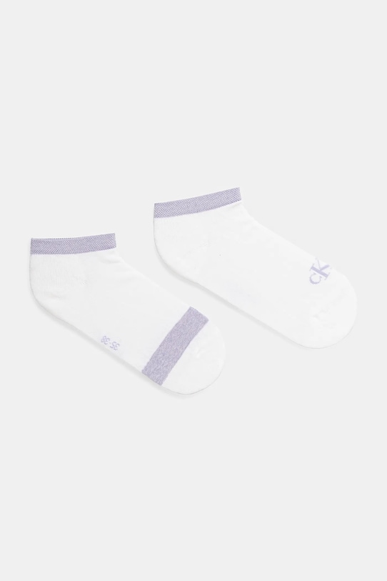 

Носки 2 пары Calvin Klein Jeans, фиолетовый