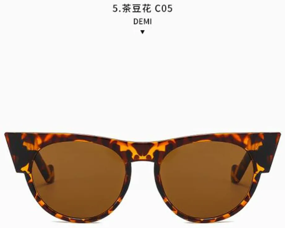 

Модные солнцезащитные очки с овальной оправой и эффектом «брови», для мужчин и женщин, с защитой от УФ-излучения (цветок чайного зерна) Weloveushop, Tea Bean Flower