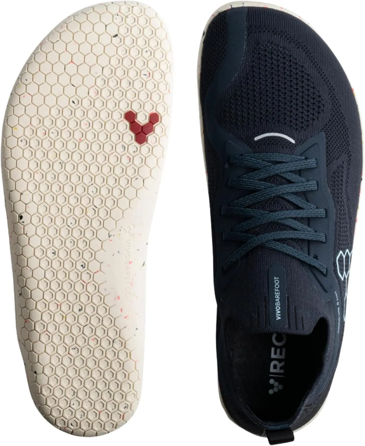 Кроссовки для ходьбы босиком VIVOBAREFOOT Primus Lite Knit для мужчин, сверхлегкая обувь, развивает силу, баланс и подвижность, широкая посадка, обеспечивают заземление, гибкие, успокаивающие, как морская вода — фото 3