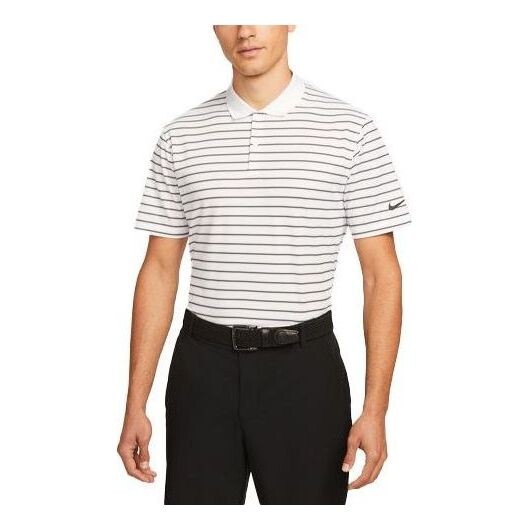 

Футболка Nike Dri-Fit Golf Polo Shirt 'White Grey Black', белый