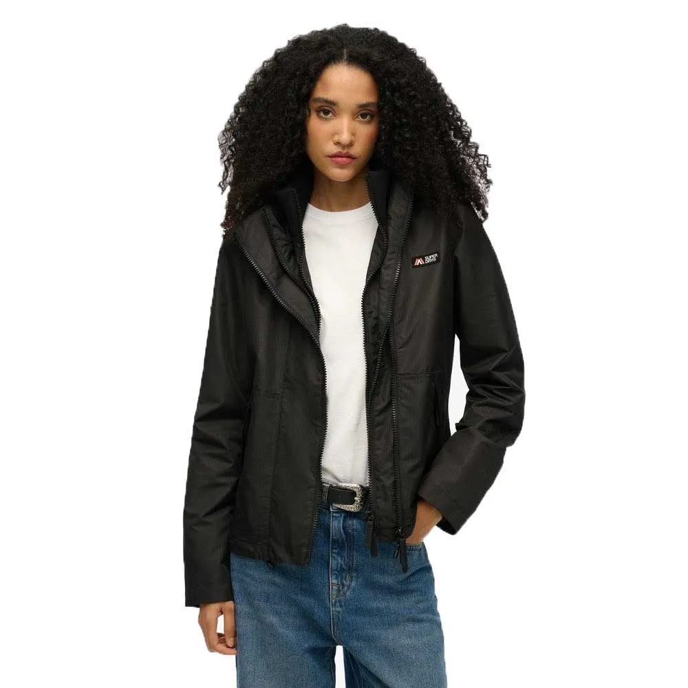 

Куртка Superdry Mtn Windbreaker, черный