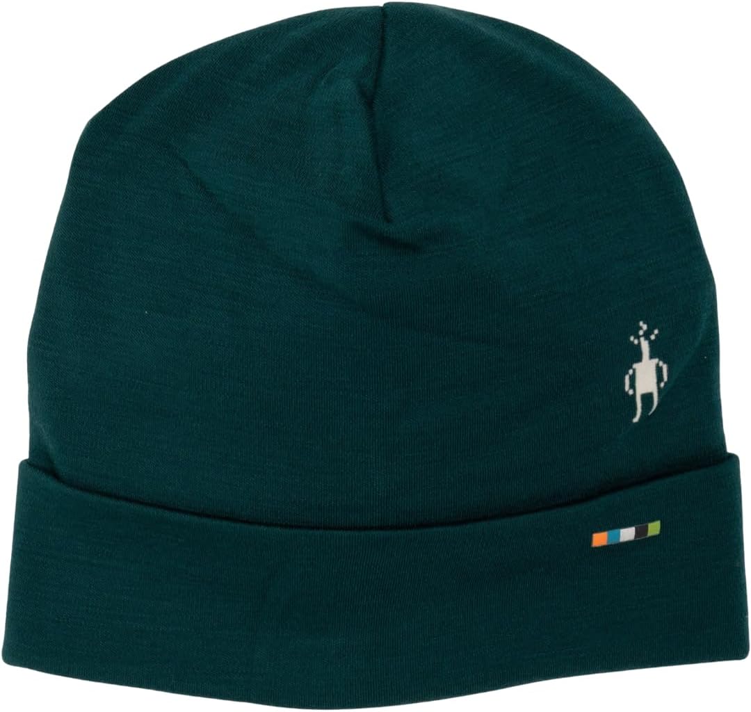 

Унисекс-взрослая термошапка из мериноса Smartwool с манжетами, Emerald Green