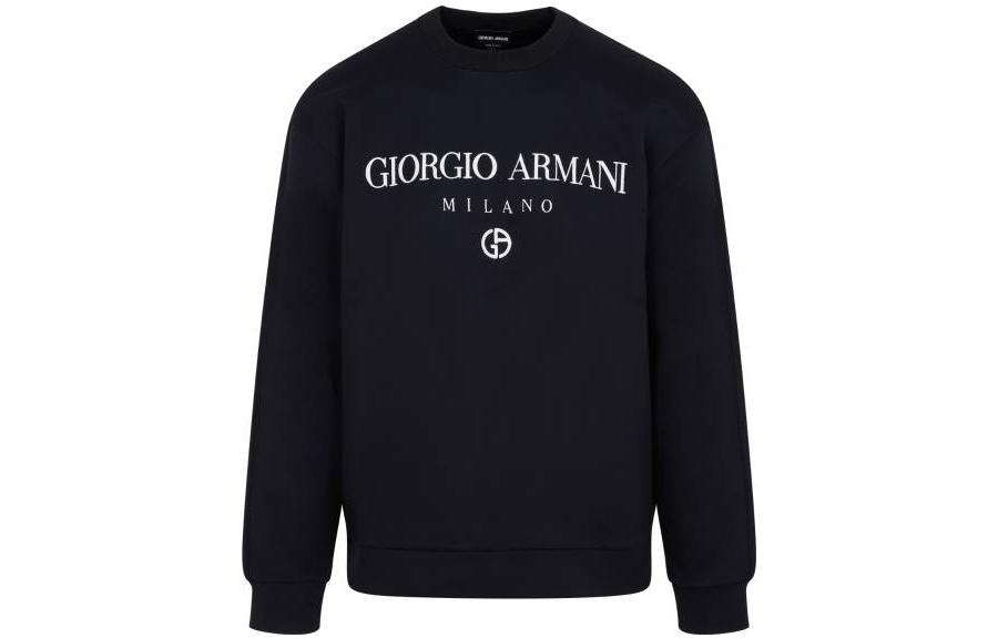 

Свитшот SS23 мужской черный GIORGIO ARMANI