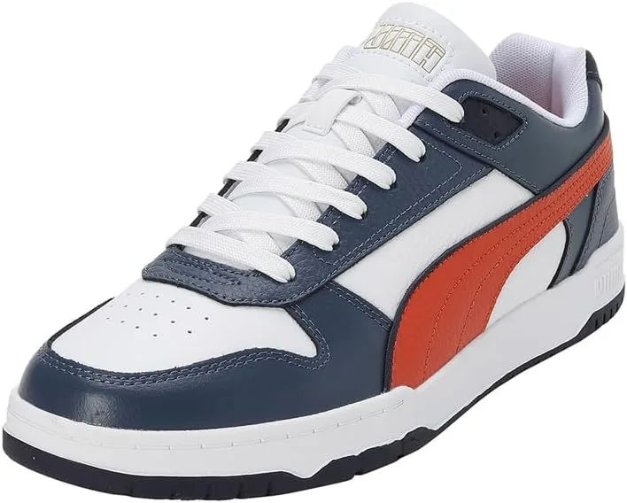Кроссовки RBD Game Low Track Shoe Puma, белый/синий/золотой