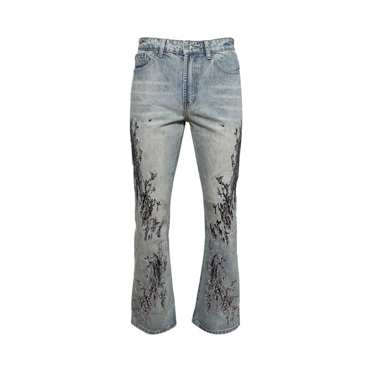 

Джинсы Who Decides War Scratched Jeans 'Denim', синий