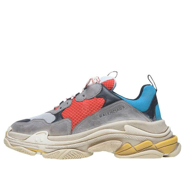 

Кроссовки triple s sneaker 'grey blue red' Balenciaga, серый
