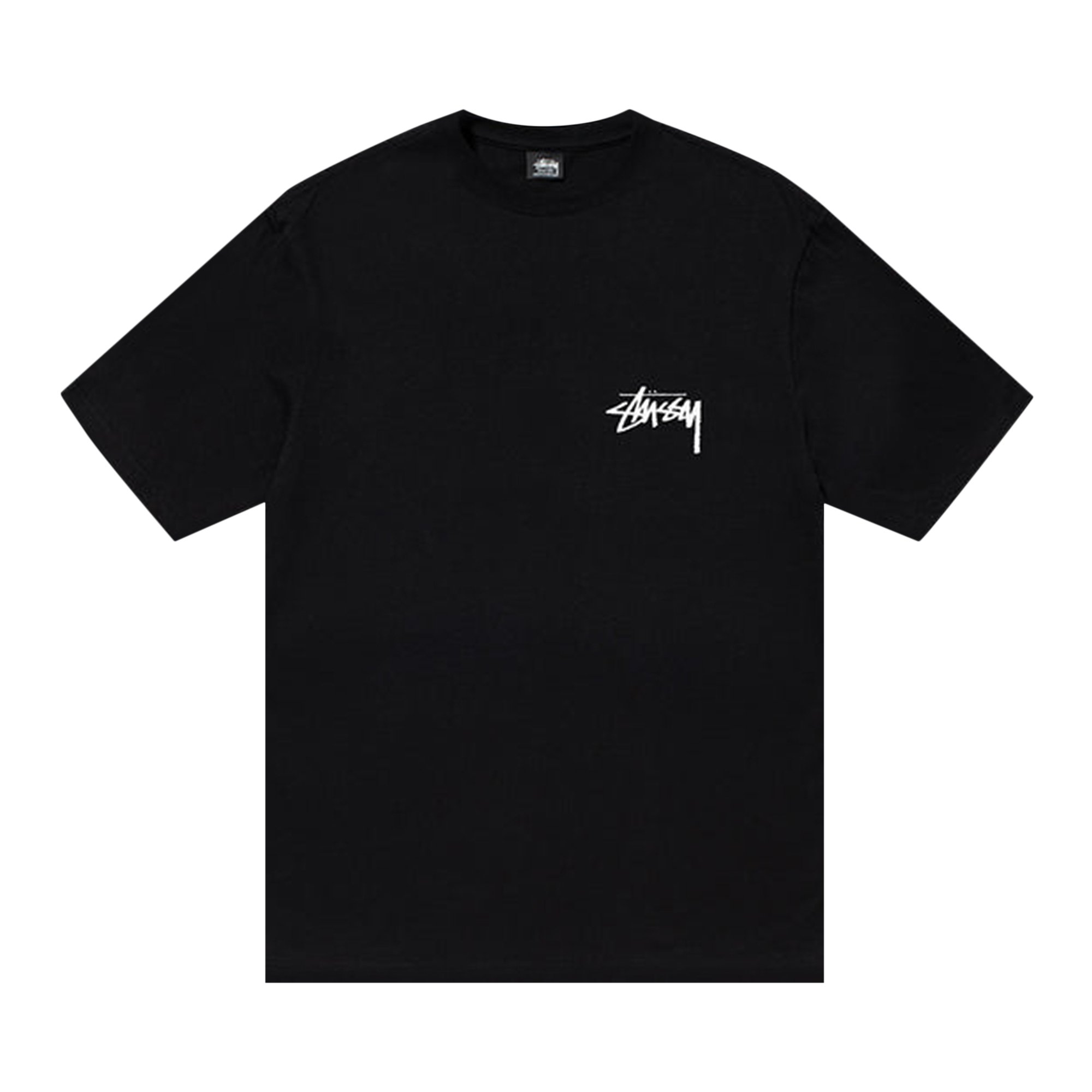 

Плюшевая футболка Stussy Черная, Черный, Плюшевая футболка Stussy Черная