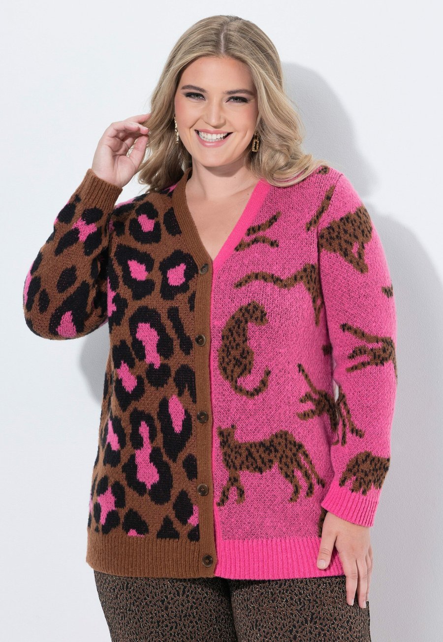 

Кардиган MIAMODA STRAIGHT FIT LEO, Neon Berry/Berry