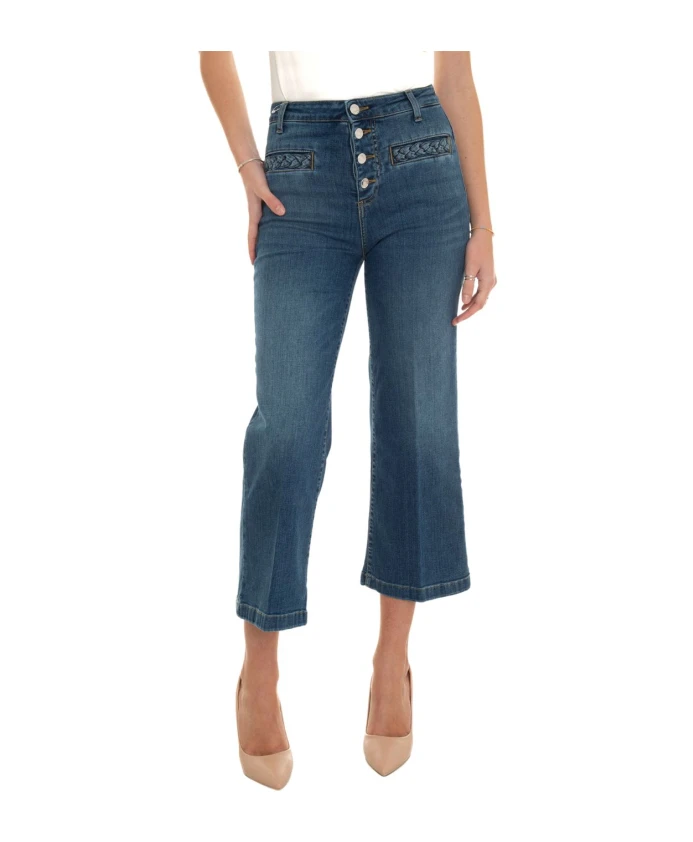 

Джинсовые брюкиРасклешенная тесьма дв Liu Jo, синий