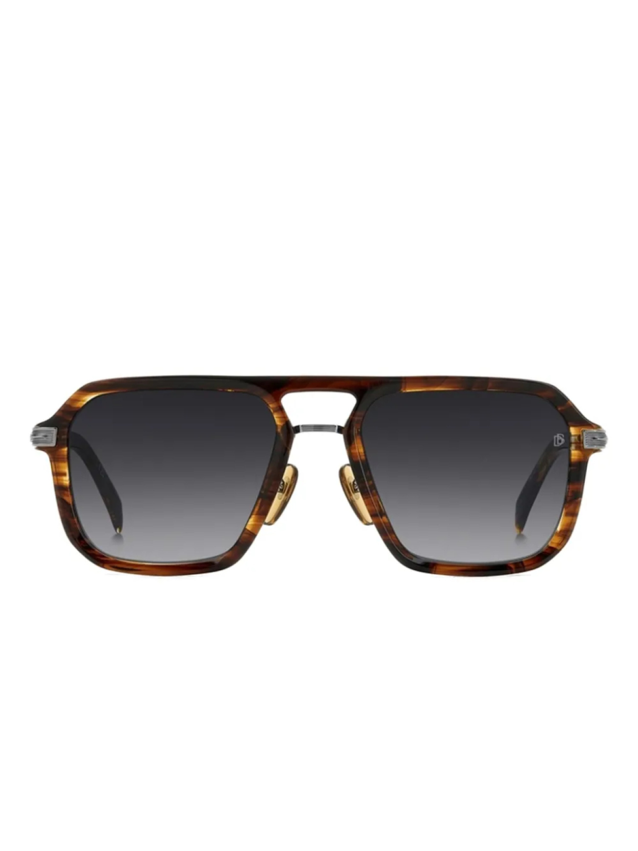 

Солнцезащитные очки DAVID BECKHAM EYEWEAR в квадратной оправе, коричневый