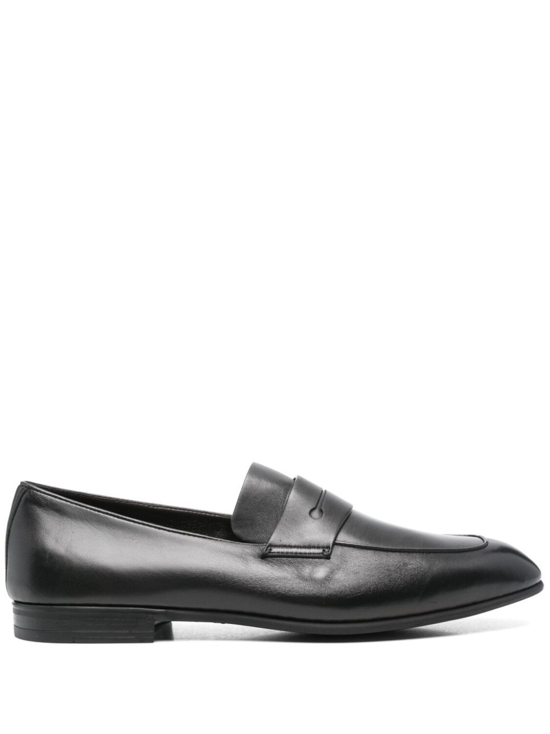 

Zegna кожаные лоферы, черный