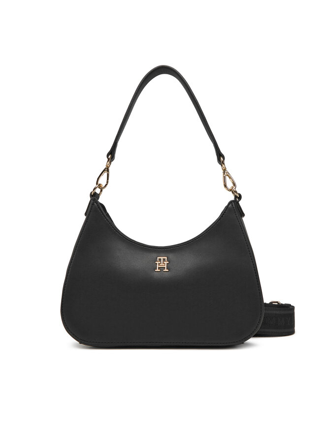 

Сумочка Th Logotape Shoulder Bag AW0AW17226 Tommy Hilfiger, черный