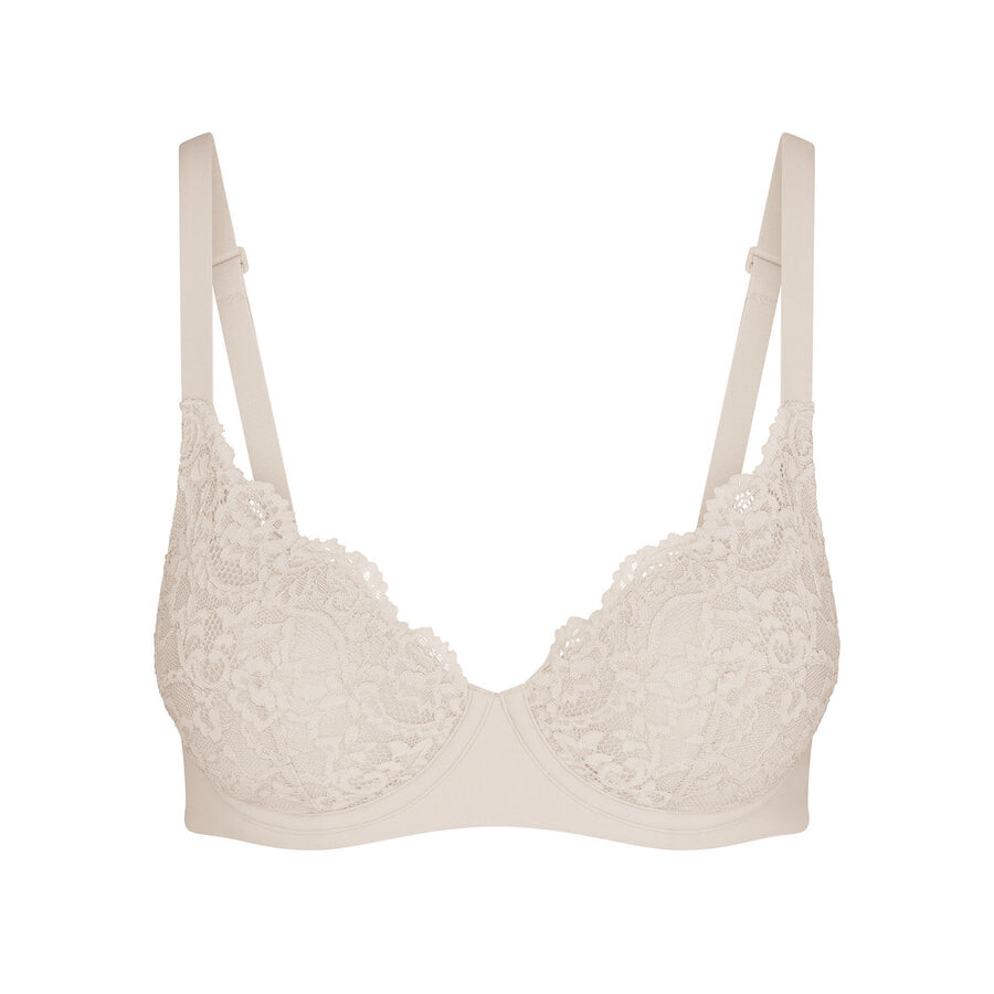 

Бюстгальтер полного покрытия SKIMS Fits Everybody Lace, цвет Stone