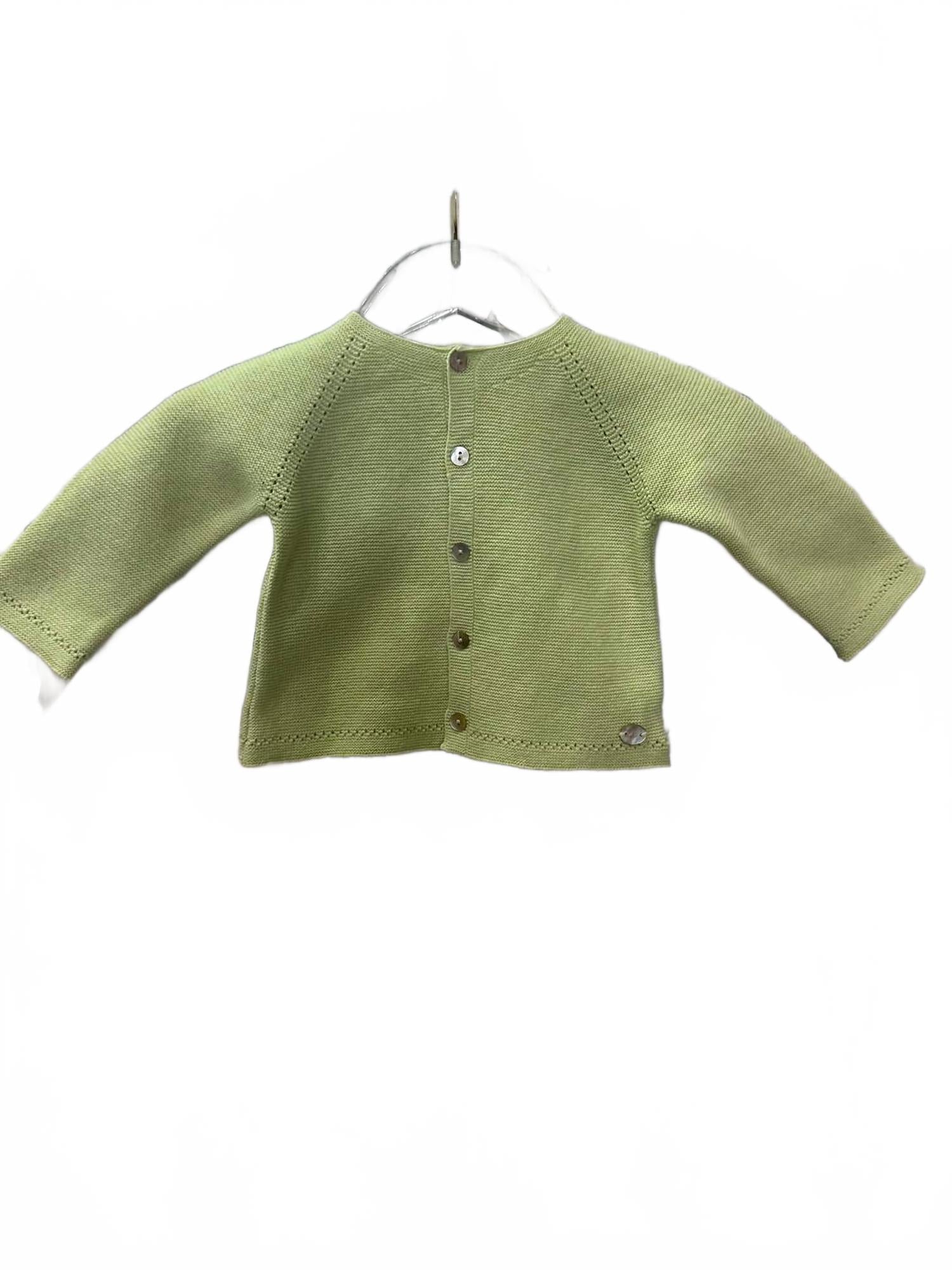 

Детский весенний кардиган Girl's Spring Cardigan в цвете лайм Martin Aranda, Limeade