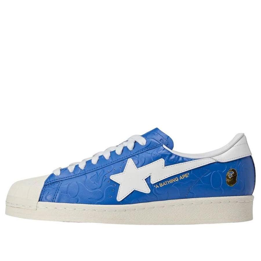 

Кроссовки adidas x A Bathing Ape Superstar Vintage 'Blue White', синий