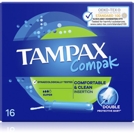 

Компак Супер Тампон Tampax