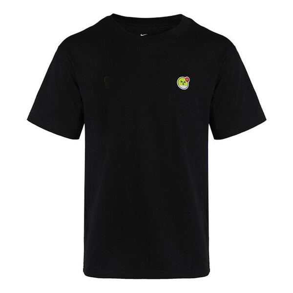 

Футболка sportswear max 90 embroidered sports round neck short sleeve black Nike, черный