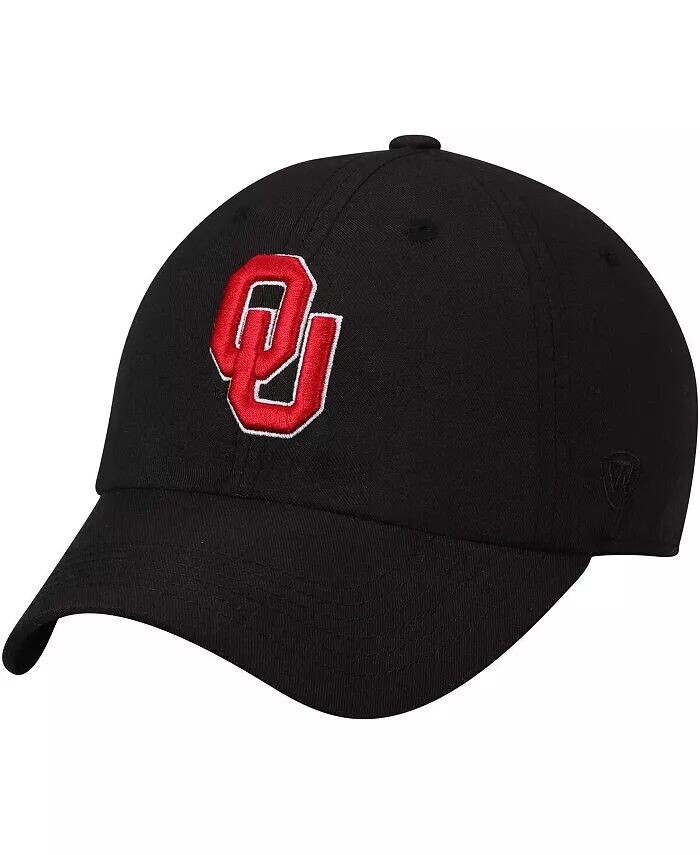 

Мужская черная кепка Oklahoma Sooners Primary Logo Staple Adjustable Top of the World