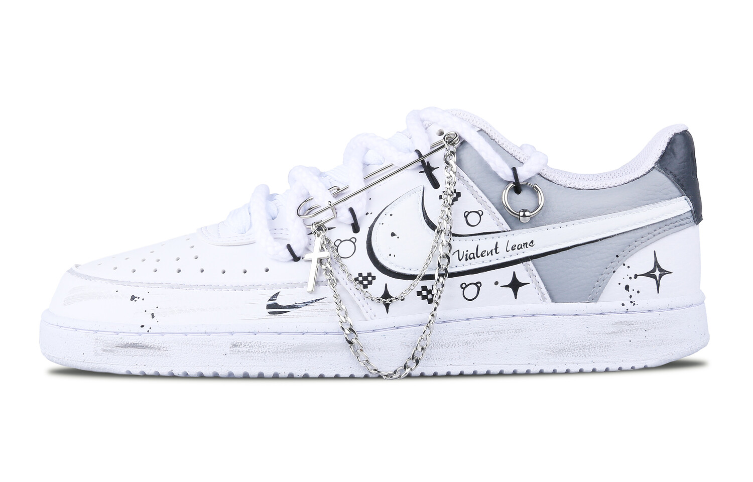 

Мужские кроссовки для скейтбординга Nike Court Vision 1, White