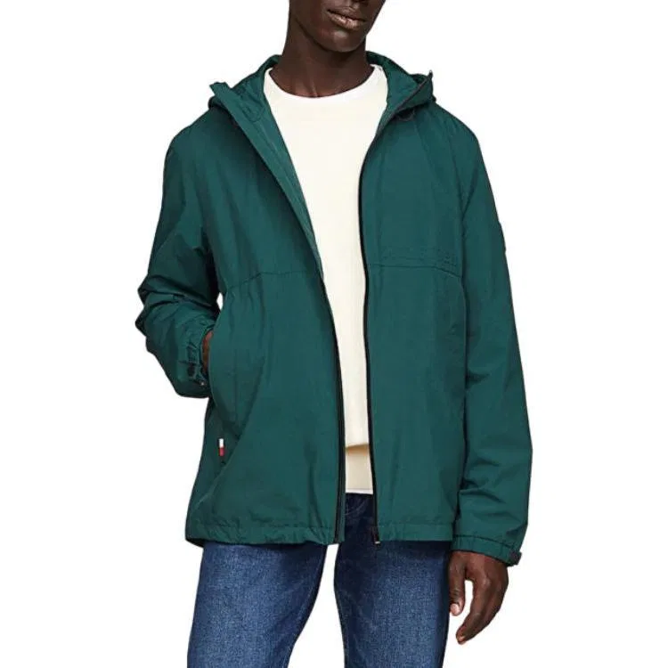 Куртка легкая Tommy Hilfiger зеленая — фото 4