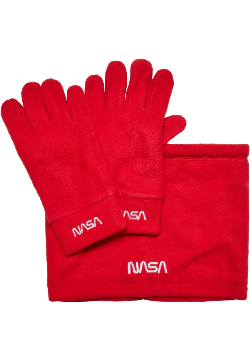 

Хлопковые перчатки MisterTee "MisterTee Unisex NASA Fleece Set", красный