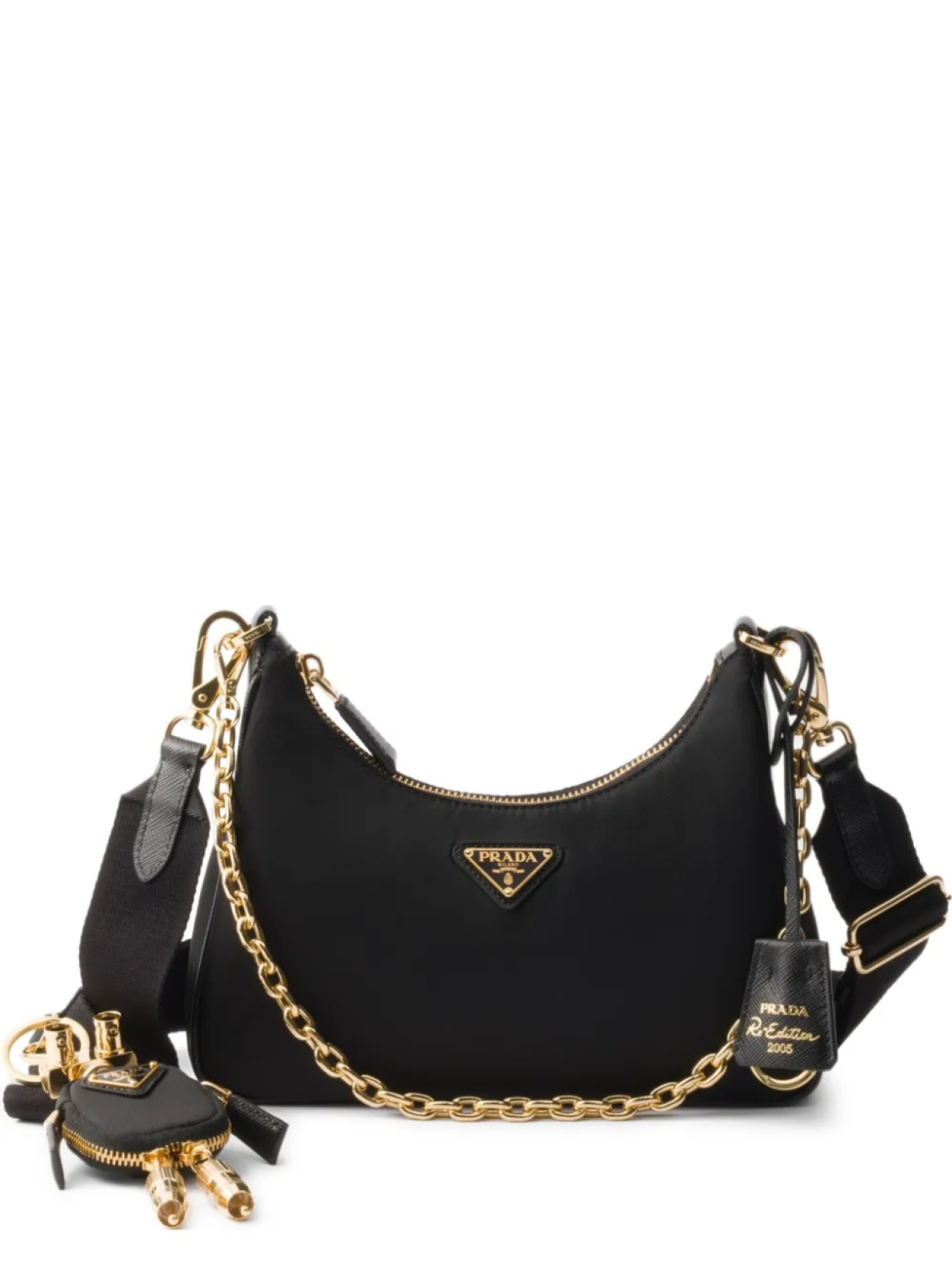 

Сумка через плечо Prada Re-Edition 2005, черный