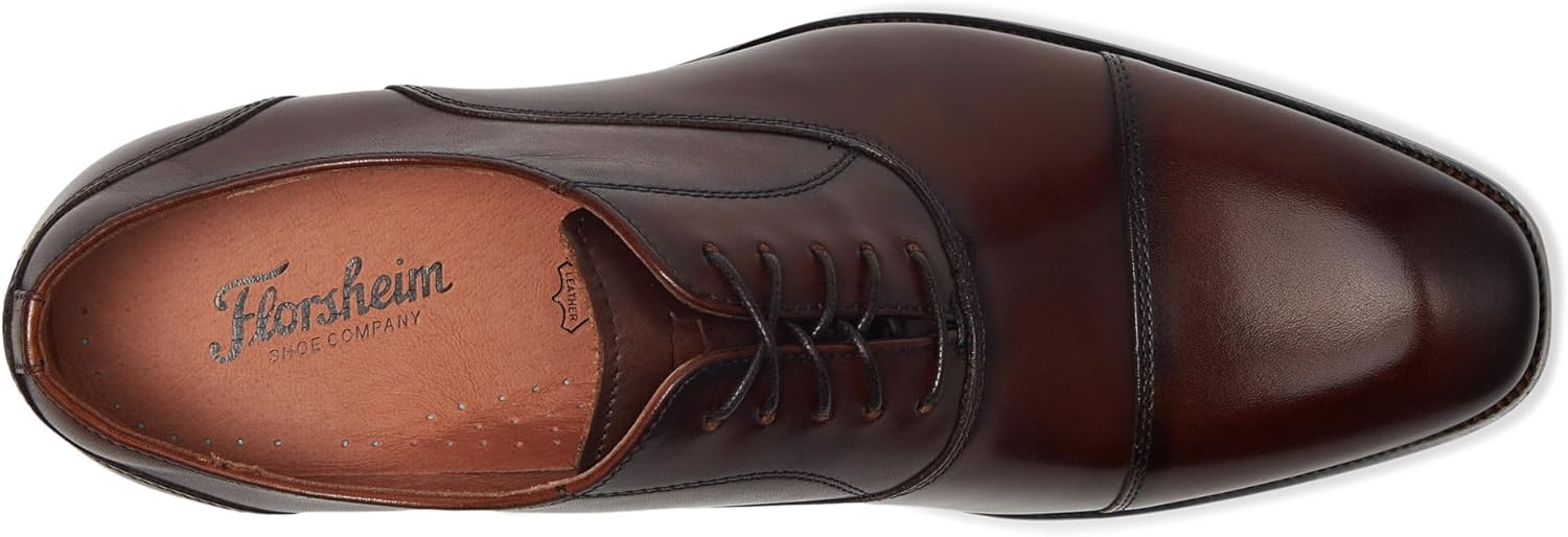 Мужские оксфорды Florsheim Sorrento Lux с закрытым носком, коричневый — фото 2
