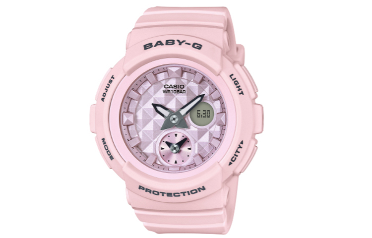 

CASIO Часы Women's BABY-G Pink Watch BGA-190BE-4ADR, Pink Watch Dial