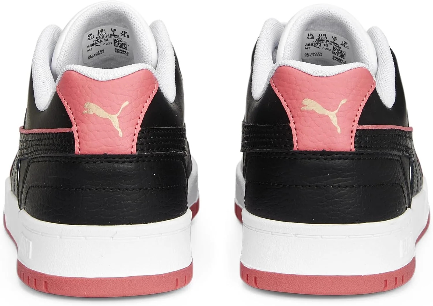 Кроссовки RBD Game Low Track Shoe Puma, белый/черный/золотой — фото 3