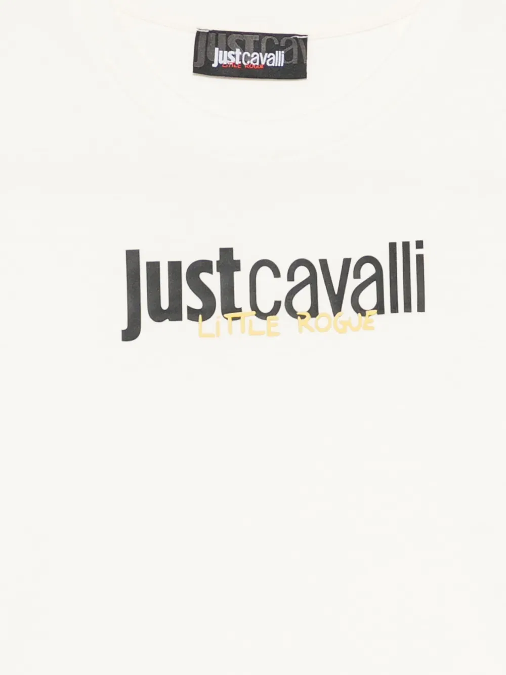 Комплект из топа и шортов с логотипом Just Cavalli, нейтральный — фото 3