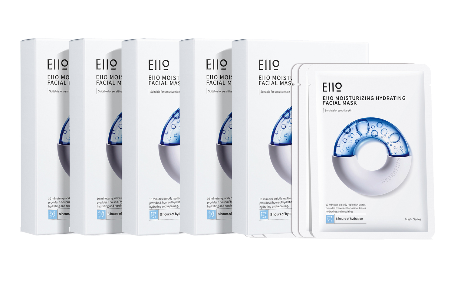 

Увлажняющая и смягчающая маска для лица увлажнение и восстановление для всех типов кожи чувствительная кожа 10 шт/упаковка EIIO