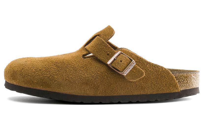 Босоножки из мягкой замши «Минк» Birkenstock, Brown