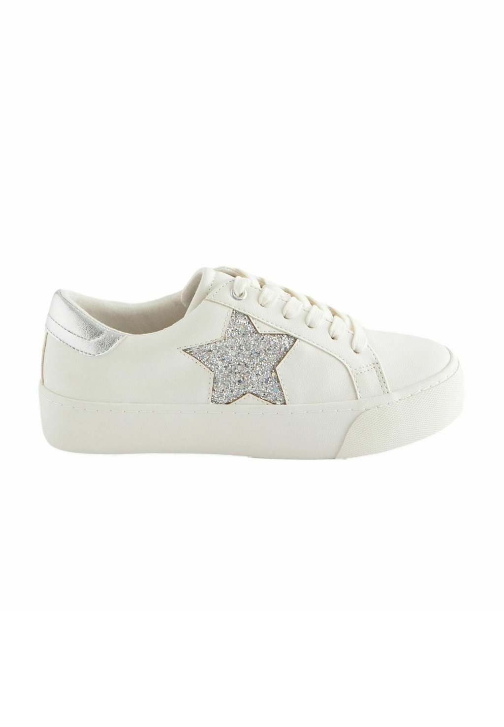 

Низкие кроссовки Forever Comfort Chunky Star Regular Fit Next, цвет white silver