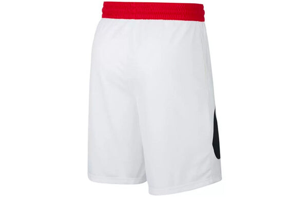 Шорты large logo printing sports loose basketball shorts white Nike, белый — фото 2