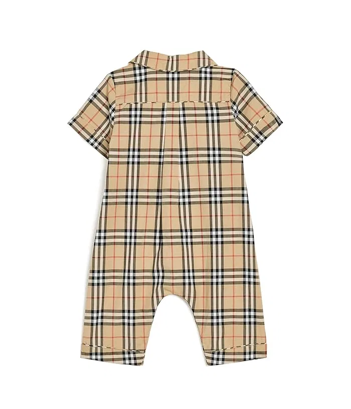 Комбинезон новорожденного Andreas Burberry Kids, Sand IP Check — фото 2